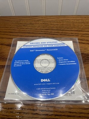 Vintage Dell Dimension And Tools System Software & Drivers CD s Backup 2000-2002