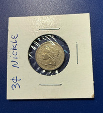 1868 Three Cent (3) Nickel - Type Coin PLEASE READ