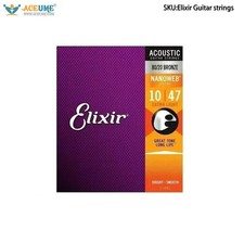 Elixir Guitar Strings Folk Acoustic Genuine Coated Brass High-end