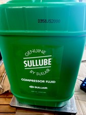 Sullair Sullube Air Compressor Fluid 5gal Lubricant Genuine OEM 250022-669