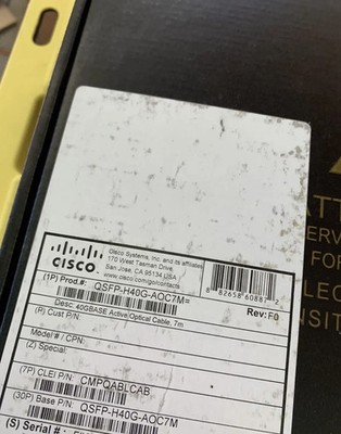 Cisco QSFP-H40G-AOC7M 40GBase-AOC QSFP direct-attach Active Optical Cable