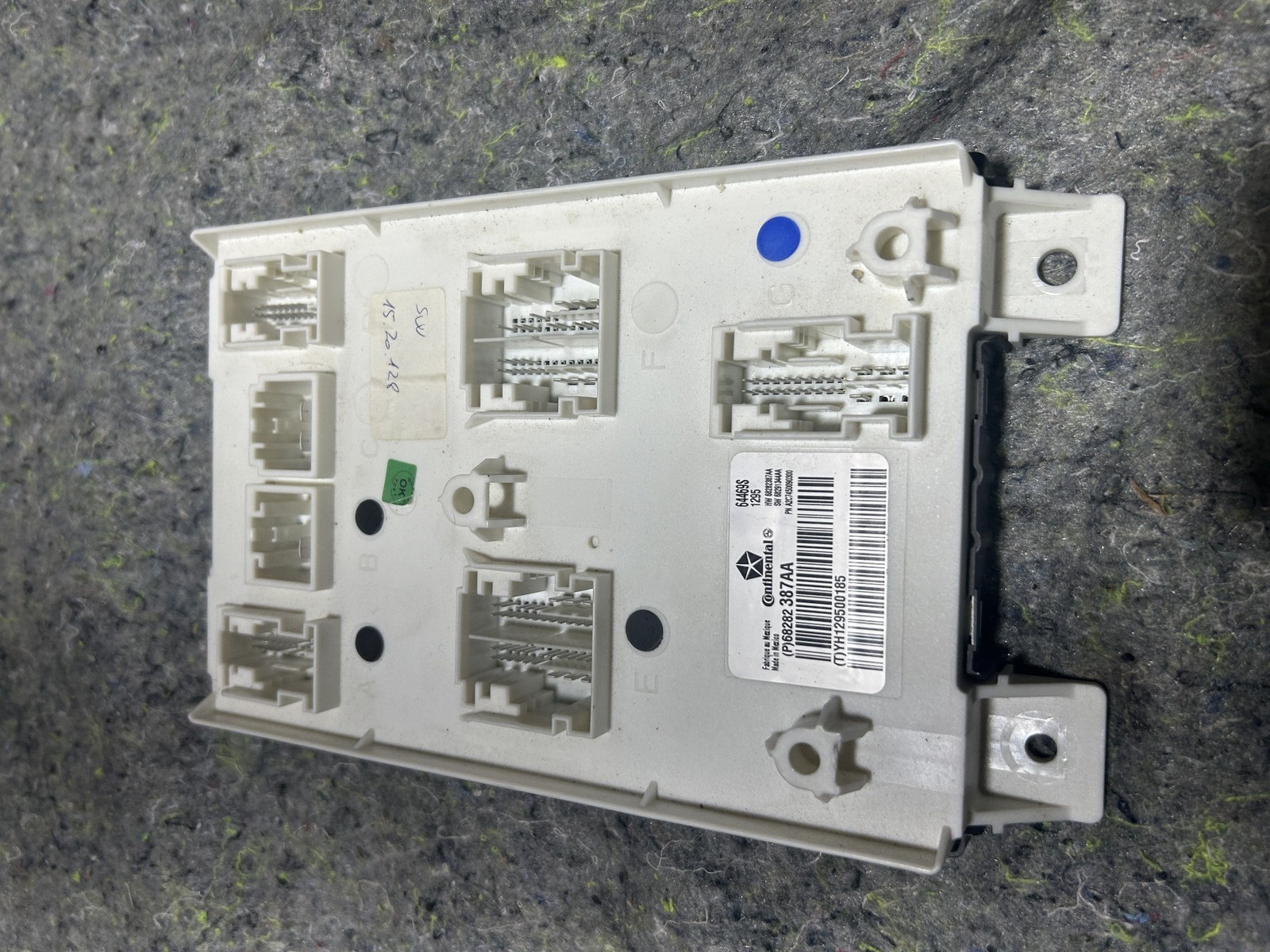2014-2016 MASERATI GHIBLI BODY COMPUTER CONTROL MODULE BCM UNIT OEM P68282387AA