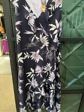 Vince Camuto Purple Blue Sleeveless Ruffle Dress - Size 22W