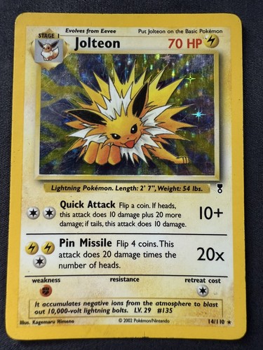 Jolteon 14/110 Pokemon Legendary Collection Normal Holo HP