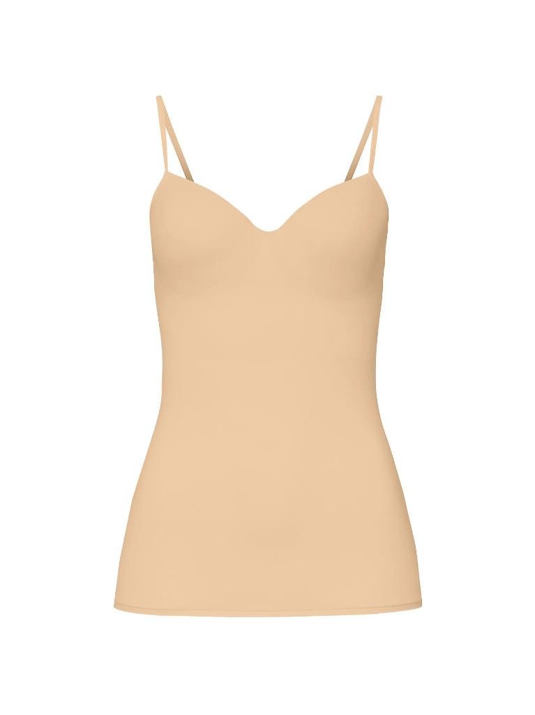 "BRAND NEW!! $150 HANRO OF SWITZERLAND \"ALLURE\" BRA CAMISOLE NUDE SIZE 36A (80)"