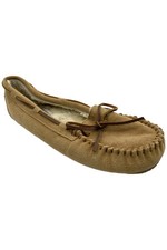 Minnetonka Women's Britt Trapper Slipper Tan