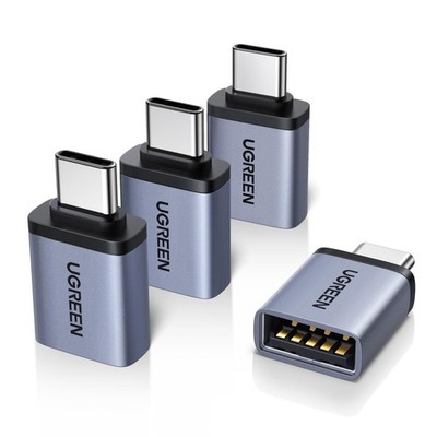UGREEN USB C to USB Adapter 4 Pack, 10Gbps USBC Male to USB 3.2 Female Adapter