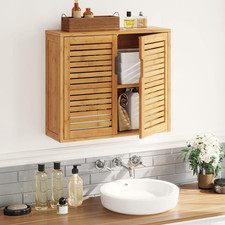Wall Cabinet Bathroom Storage Cabinet Wall Mounted with Adjustable Shelves Insid