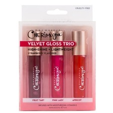 Max Makeup Cherimoya Velvet Glass Trio Lip Gloss