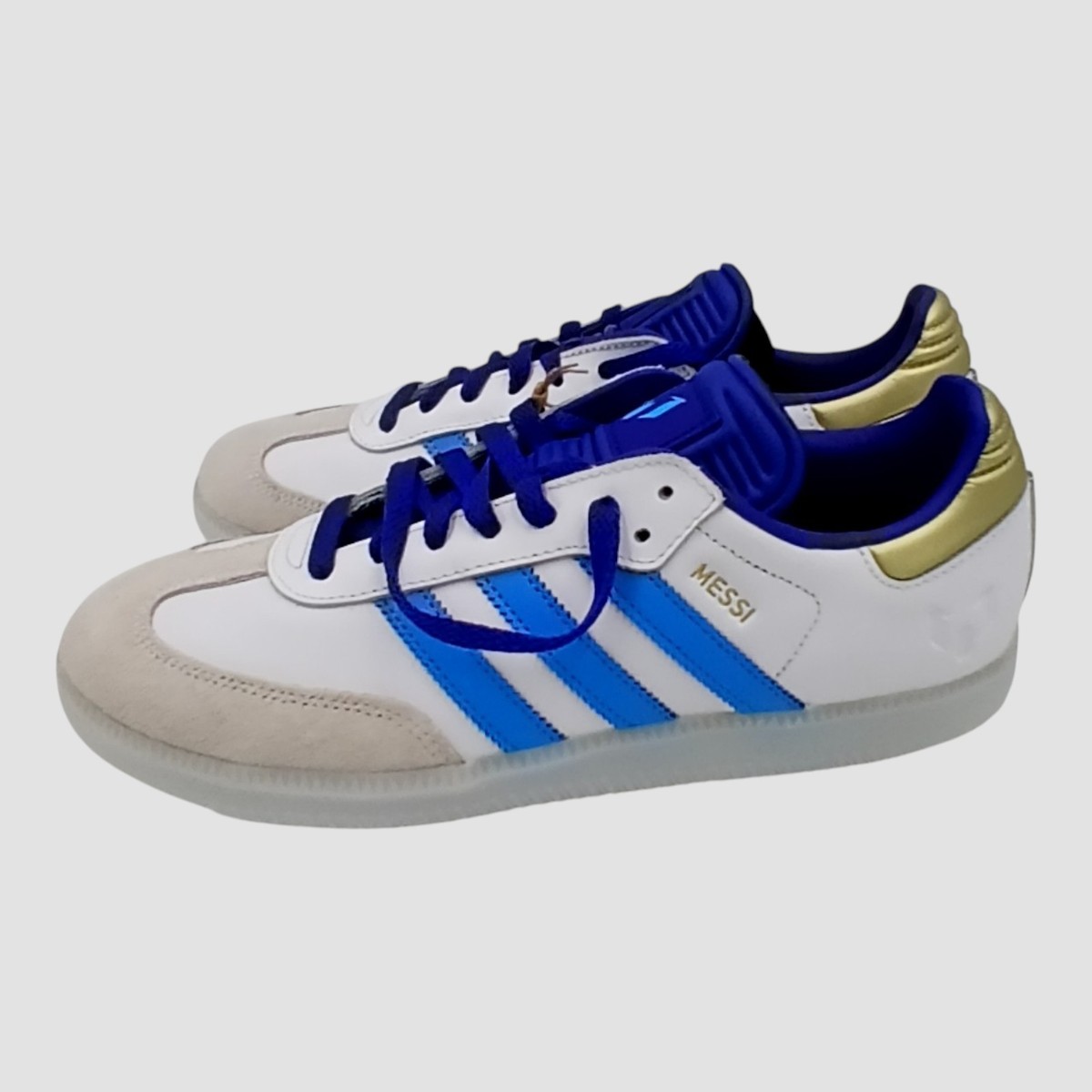 Size 8.5 - Lionel Messi x adidas Samba Indoor Spark Gen10s for