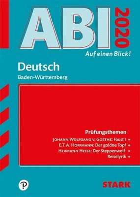 STARK Abi - auf einen Blick! Deutsch BaWü 2020: Buch Stark Verlag