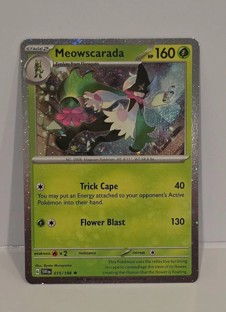 meowscarada pokemon card value EX Special Art Rare (096) 2023 Japanese Sv1a-Triplet Beat The item available is listed in the Title Pokemon - Meowscarada ex 271/193