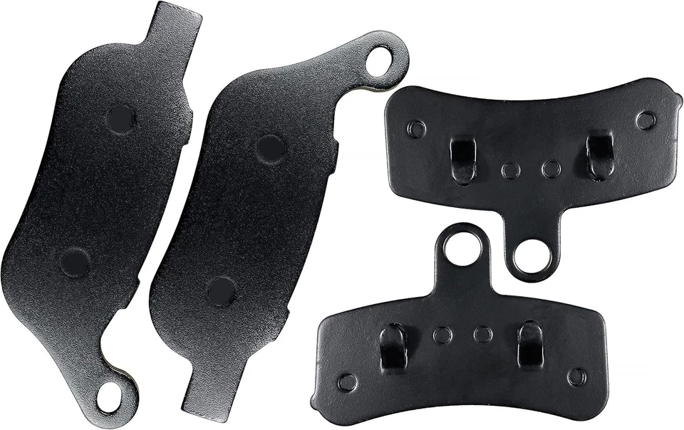 Front and Rear Brake Pads for Harley Davidson Fatboy, Softail Deluxe, Heritage S Foto 4 de 4