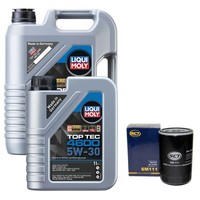 MotoröL Set 4600 5W-30 Liqui Moly 6 Liter + ÖLfilter FüR Audi A4 Avant Seat 1.8
