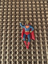 Vintage Superman 1978 Enamel Action Figure Pendant Chain Necklace