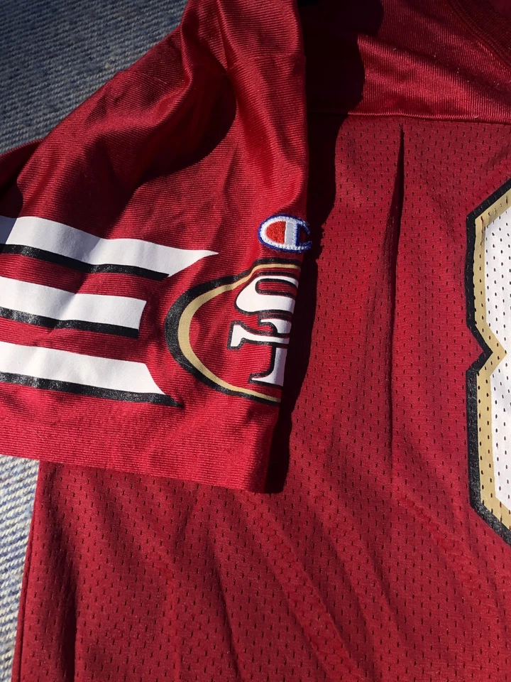 Винтажная футболка чемпиона San Fransico 49ers Стива Янга No8 - Изображение 2 из 4