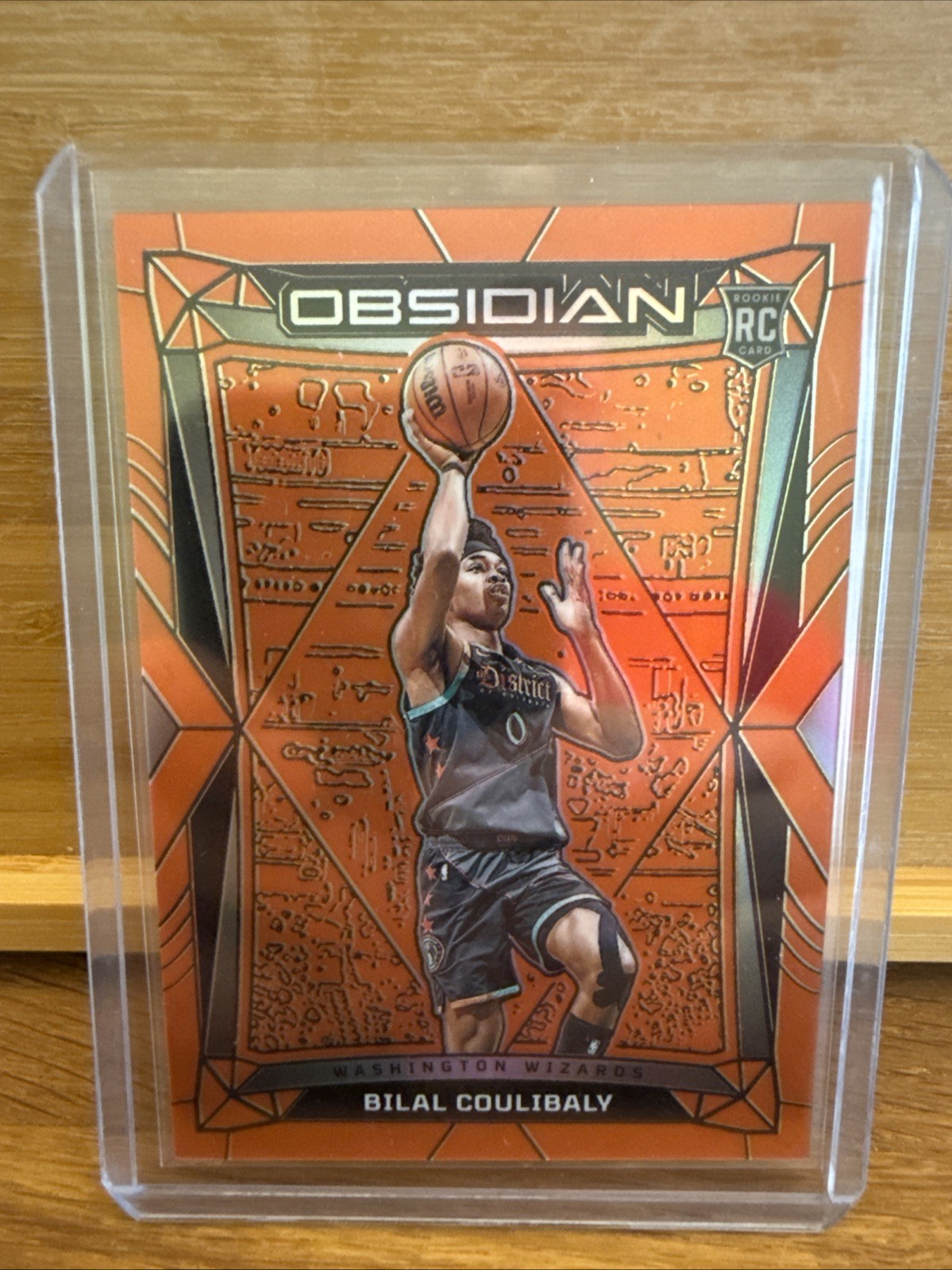 2023-24 Panini Obsidian - Bilal Coulibaly #162 Electric Etch Orange Flood /99