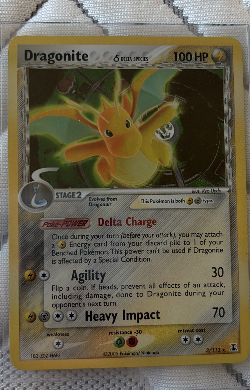 Dragonite (Delta Species) 3/113 Delta Species Holo NM