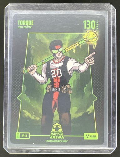 2025 Bo Jackson Battle Arena Update Torque Glow Battlefoil #BF-118