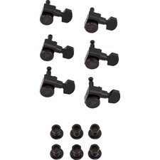 Fender Locking Stratocaster/Telecaster Staggered Tuning Machines - Black, 6