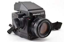 Mamiya 645 Pro AE Finder Sekor C 80mm f/2.8 N 120 Film Back , Crank 3029021