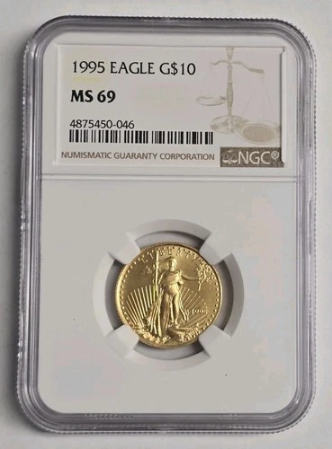 1995 1/4 OZ $10 Gold American Eagle NGC MS69 SKU03