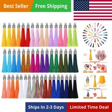 Tassels Charms for Jewelry Making, Keychain Tassels Bulk for Crafts,