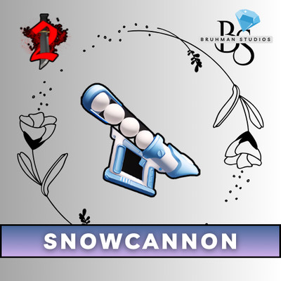 ONLINE   | Murder Mystery 2 | MM2 | Godly Snowcannon Gun - CHEAP & FAST