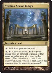Nykthos, Shrine to Nyx #223 Theros Rare Legendary Land