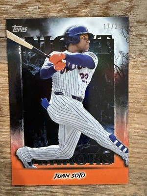 2025 Topps Chrome Update Series - Night Terrors Juan Soto #NT-8 Orange /25