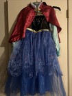 Disney Store Frozen ANNA COSTUME DRESS W Cape Size 9/10 NWT AUTHENTIC ORIGINAL — photo 1