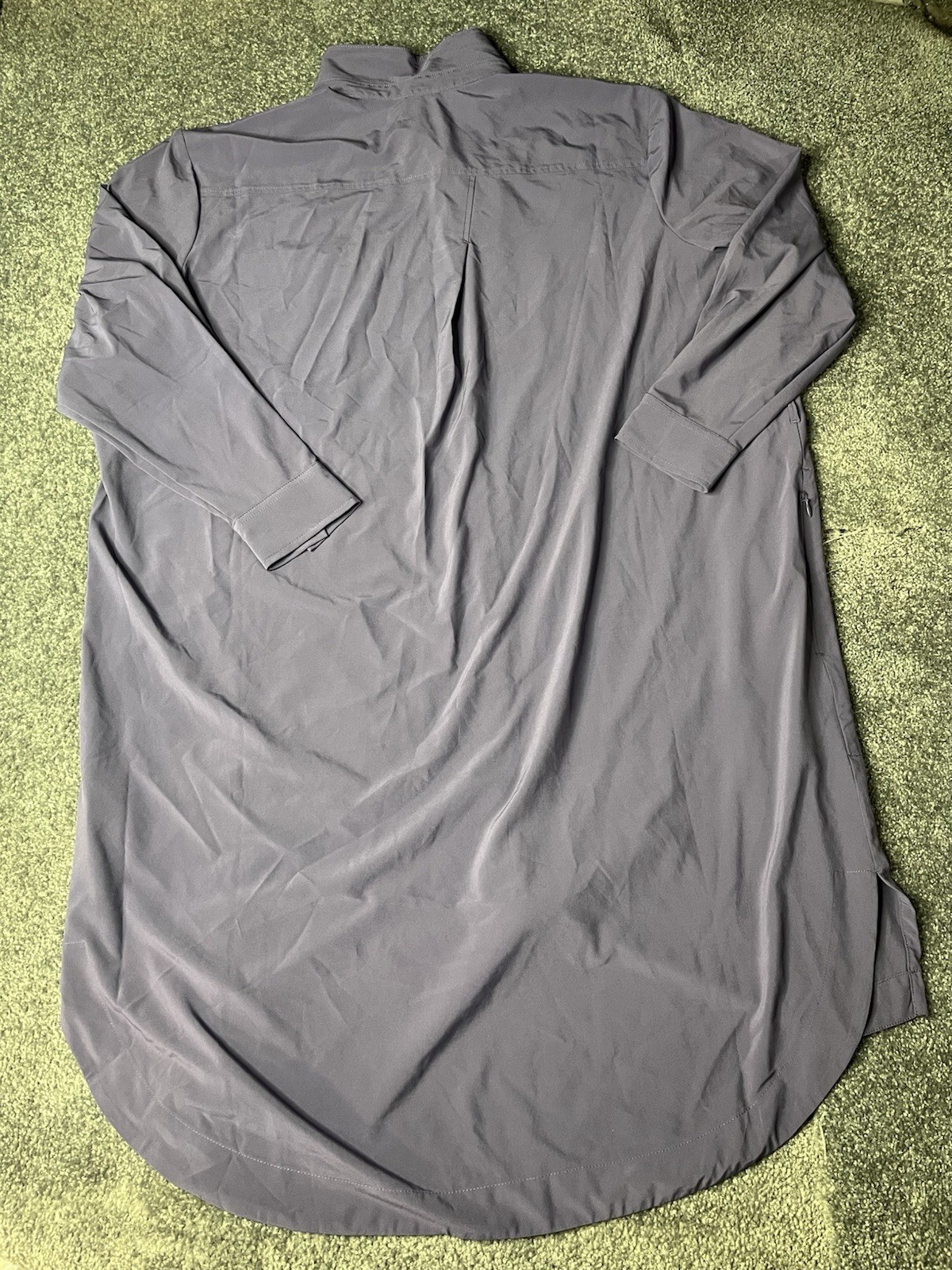 Kathmandu Kamana Shirt Dress Womens Size 18 Purple Button Up Casual Top Ladies image 2