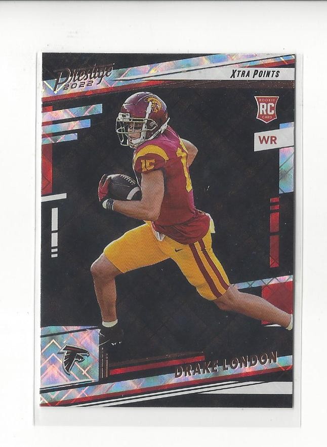 2022 Prestige Xtra Points Diamond #309 Drake London RC Rookie USC Falcons