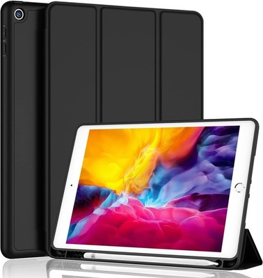 iPad 9.7 Case (2018/2017 Model) - Full Body Protection Smart Cover with Pencil H