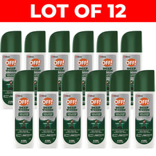 Lot of 12 OFF Deep Woods INSECT REPELLENT VII Liquid Spray Mosquito Ticks 6 oz