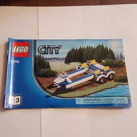 LEGO City 4205 Off Road Command Centre Instruction Manuals Lot 1 2 3 Original