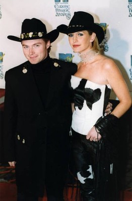 Singer Ronan Keating his wife Yvonne on November 11 1999 in Dublin- Old Photo
