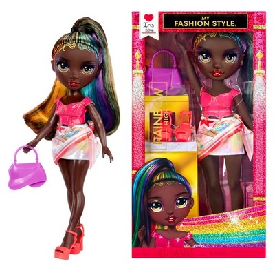 Rainbow High My Fashion Style Iris, Regenbogen 11 Zoll Modepuppe mit Statement
