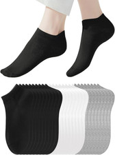 14 Pairs Thin Womens Ankle Socks, Running Low Cut Short Athletic Pack of Socks f
