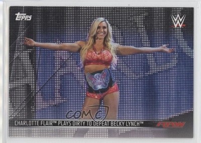 2019 Topps WWE Raw Women's Evolution Charlotte Flair Becky Lynch #DR-14 0nr3