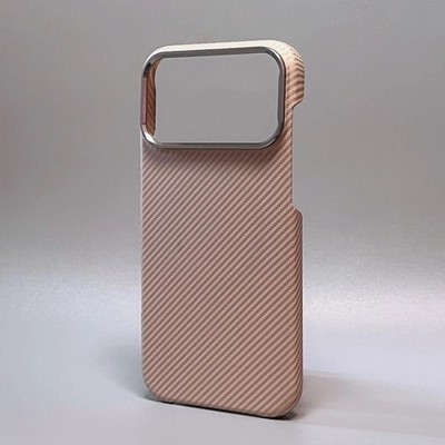 Carbon Faser Slim Hülle iPhone 13 14 15 16 17 Pro Max Ultradünn Stoßfest Case