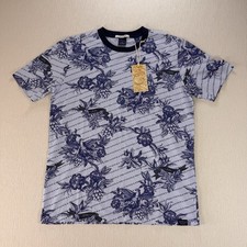 Scotch  Soda Amsterdam Shirt Floral Short Sleeve Sz L All Over Print NWT