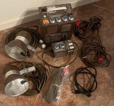 Speedotron D402 Power Pack  2 MW3 Heads  Tri-Level Control w/ Cords - Untested