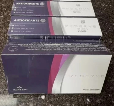 #ad Jeunesse Reserve Resveratrol Antioxidants Supplement Gel Packs 3 Boxes 2027 $126.95