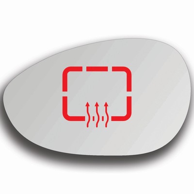 Spiegelglas Links Beheizbar für Fiat Grande Punto 2005 - 2012