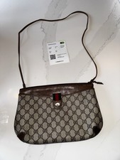 Vintage Gucci Sherry Line GG Supreme Shoulder Bag   Accessory Collection   1980s