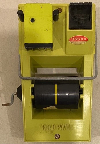 1974 TONKA ROAD PAVER #1095 STEEL ORIGINAL WORKING TOY 9.5" LONG USED CONDITION