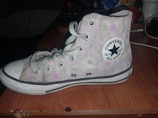 Converse Chuck Taylor All Star Floral Canvas High Top Sneakers Kids US 2 Pre