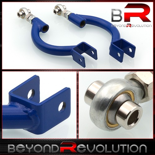 For 1995-1998 240SX S14 Blue RUCA Rear Upper Suspension Control Arms Camber Kit - Picture 2 of 2