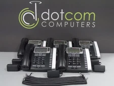 Allworx Lot 5x 9212L Backlit Voip Display IP Phone POE AC Adapter Quantity Warra